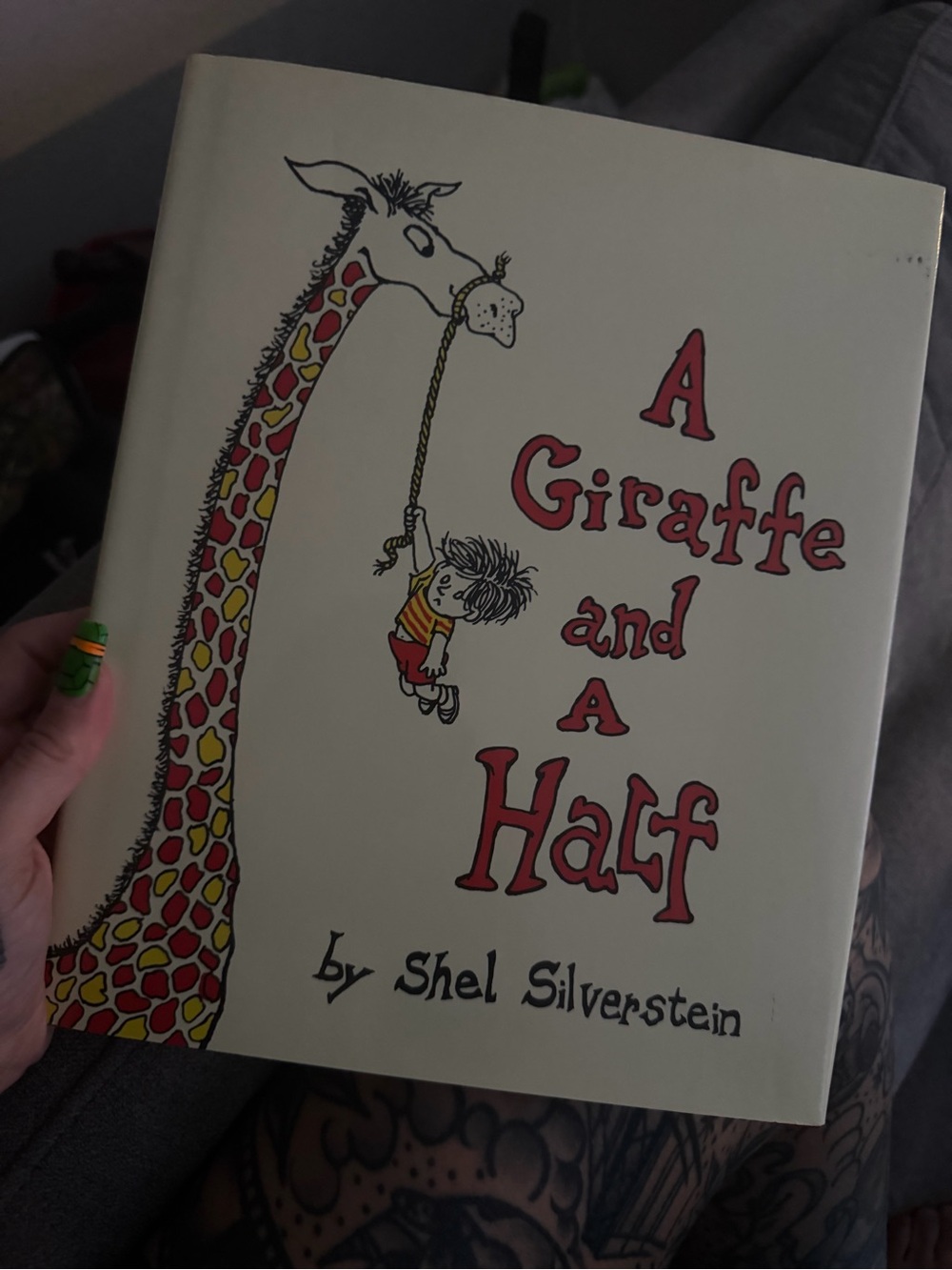 Shel Silverstein "A Giraffe and a Half" Book